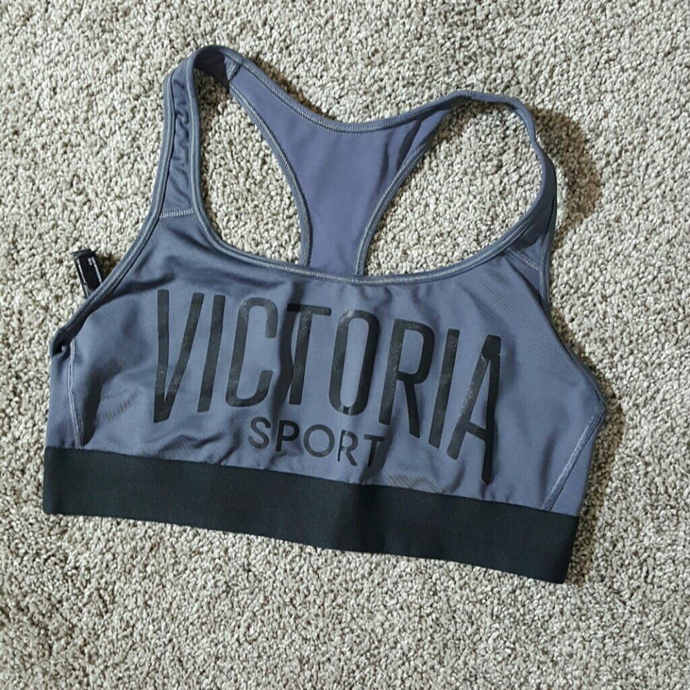 Victoria secret sport gray bra women size L